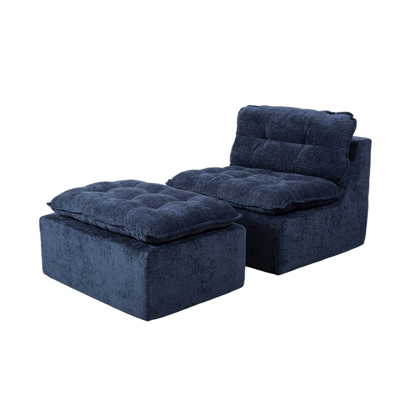 Bộ ghế sofa mô-đun đầy đủ bọt bằng vải nhung màu xanh đậm với tựa lưng có đệm và phù hợp với Ottoman Bộ ghế sofa mô-đun đầy đủ bọt bằng vải nhung màu xanh đậm với tựa lưng có đệm và phù hợp với Ottoman