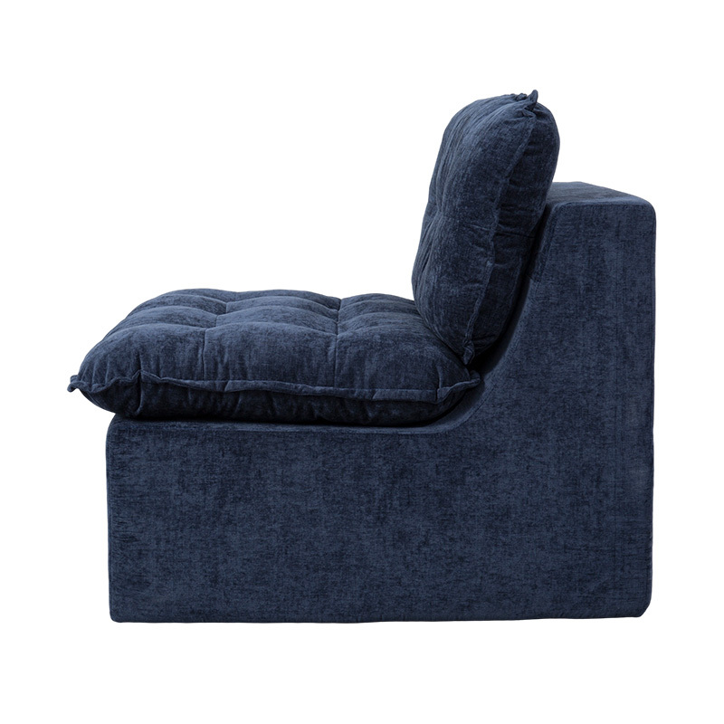 Bộ ghế sofa mô-đun đầy đủ bọt bằng vải nhung màu xanh đậm với tựa lưng có đệm và phù hợp với Ottoman Bộ ghế sofa mô-đun đầy đủ bọt bằng vải nhung màu xanh đậm với tựa lưng có đệm và phù hợp với Ottoman