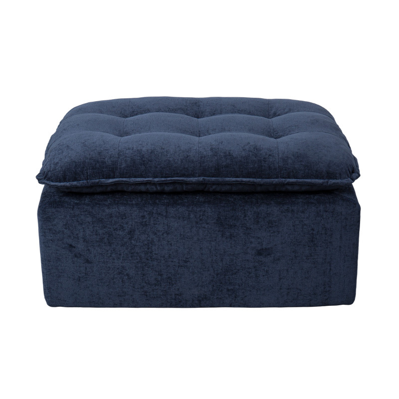 Bộ ghế sofa mô-đun đầy đủ bọt bằng vải nhung màu xanh đậm với tựa lưng có đệm và phù hợp với Ottoman Bộ ghế sofa mô-đun đầy đủ bọt bằng vải nhung màu xanh đậm với tựa lưng có đệm và phù hợp với Ottoman