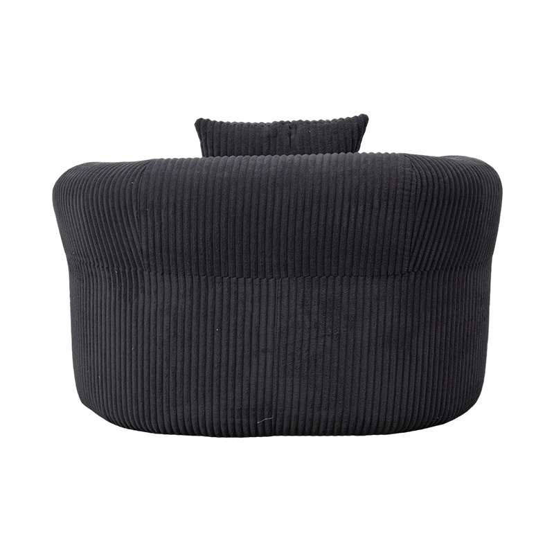 Ghế sofa bọc toàn bộ bằng bọt đơn màu xám đậm với đệm phù hợp Ghế sofa bọc toàn bộ bằng bọt đơn màu xám đậm với đệm phù hợp