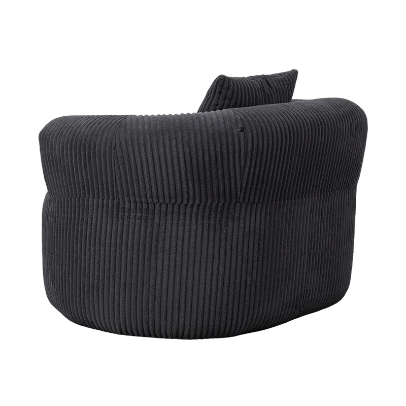 Ghế sofa bọc toàn bộ bằng bọt đơn màu xám đậm với đệm phù hợp Ghế sofa bọc toàn bộ bằng bọt đơn màu xám đậm với đệm phù hợp