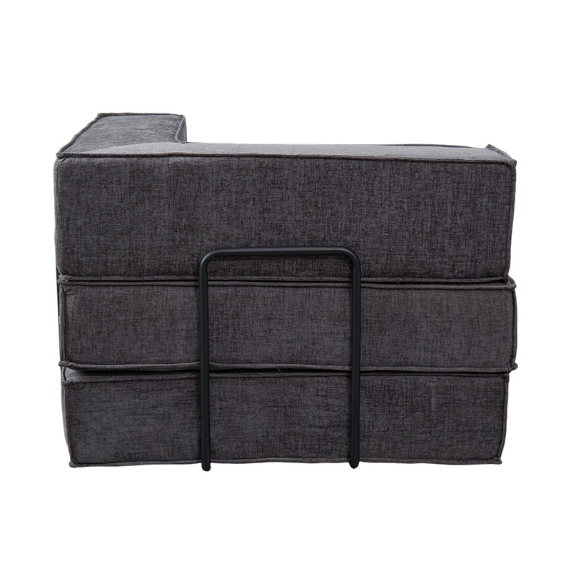 Sofa mô-đun sáng tạo bằng vải màu xám đậm, thiết kế xốp đầy đủ chức năng và có thể kết hợp tự do Sofa mô-đun sáng tạo bằng vải màu xám đậm, thiết kế xốp đầy đủ chức năng và có thể kết hợp tự do