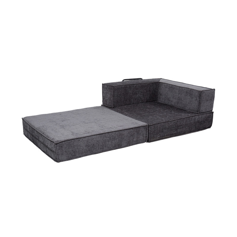 Sofa mô-đun sáng tạo bằng vải màu xám đậm, thiết kế xốp đầy đủ chức năng và có thể kết hợp tự do Sofa mô-đun sáng tạo bằng vải màu xám đậm, thiết kế xốp đầy đủ chức năng và có thể kết hợp tự do