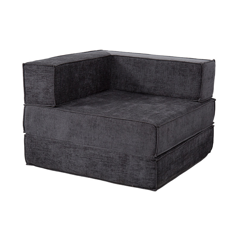 Sofa mô-đun sáng tạo bằng vải màu xám đậm, thiết kế xốp đầy đủ chức năng và có thể kết hợp tự do Sofa mô-đun sáng tạo bằng vải màu xám đậm, thiết kế xốp đầy đủ chức năng và có thể kết hợp tự do