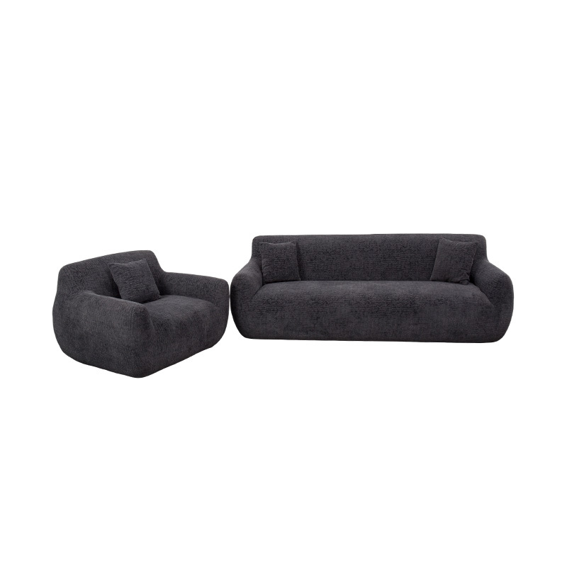 Sofa đơn kiểu ôm đầy đủ bọt với vải Chenille nặng và hoa văn Jacquard tinh tế Sofa đơn kiểu ôm đầy đủ bọt với vải Chenille nặng và hoa văn Jacquard tinh tế