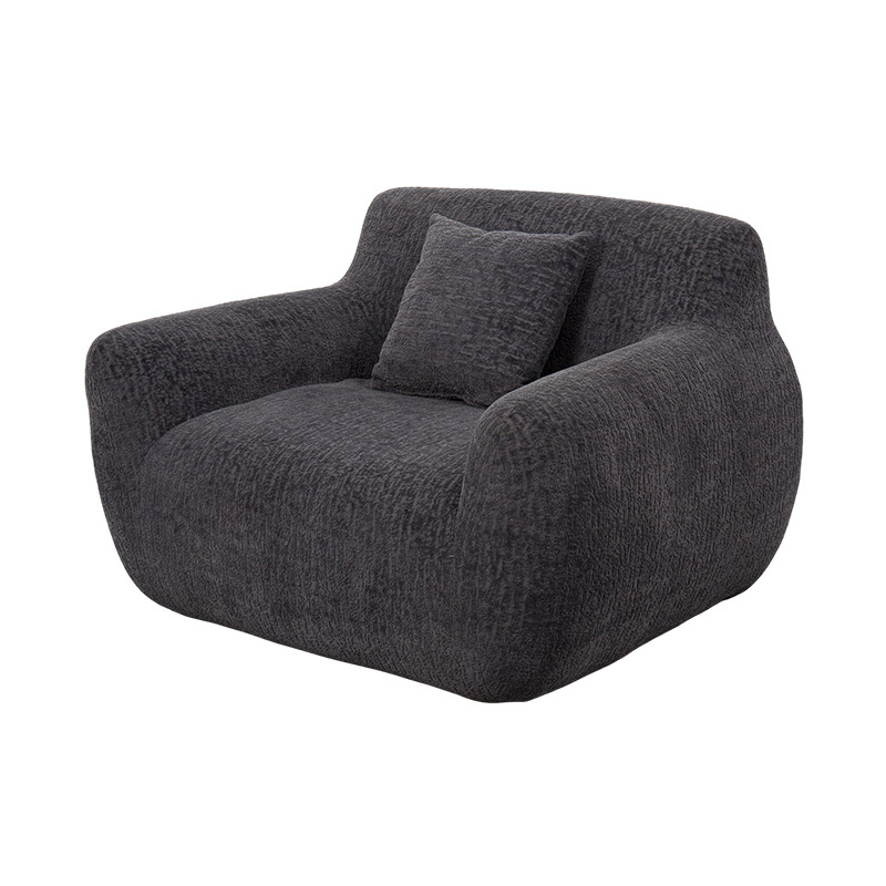 Sofa đơn kiểu ôm đầy đủ bọt với vải Chenille nặng và hoa văn Jacquard tinh tế Sofa đơn kiểu ôm đầy đủ bọt với vải Chenille nặng và hoa văn Jacquard tinh tế