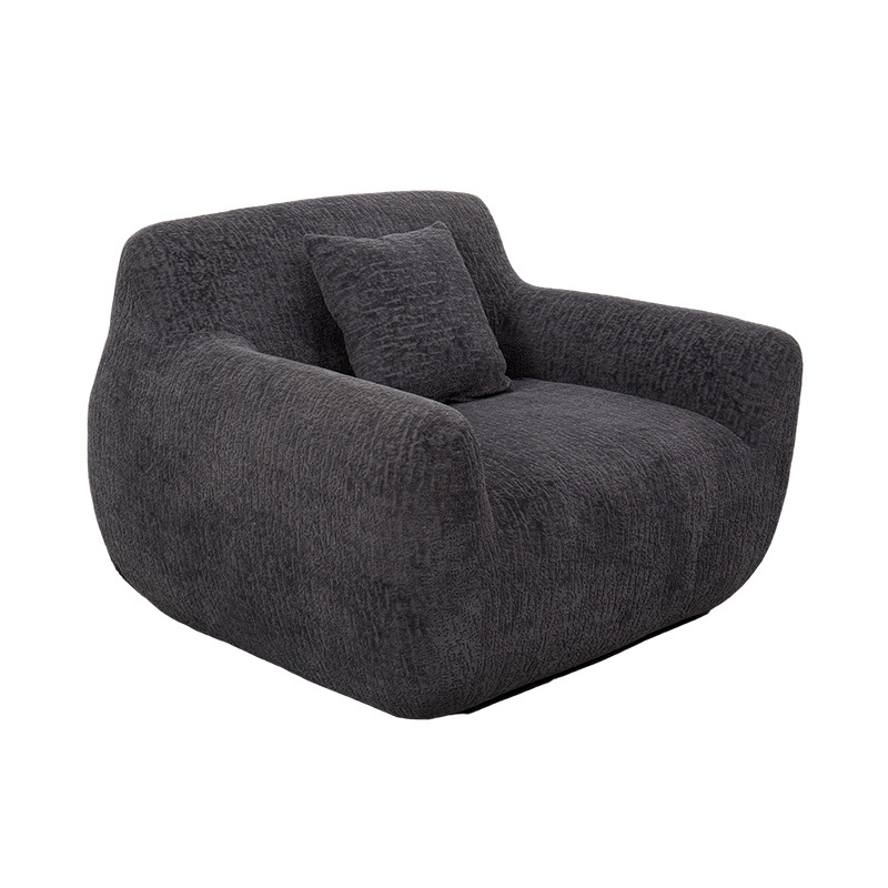 Sofa đơn kiểu ôm đầy đủ bọt với vải Chenille nặng và hoa văn Jacquard tinh tế Sofa đơn kiểu ôm đầy đủ bọt với vải Chenille nặng và hoa văn Jacquard tinh tế