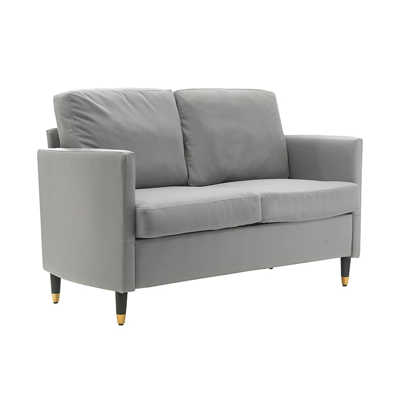 Sofa da chắp vá đơn giản