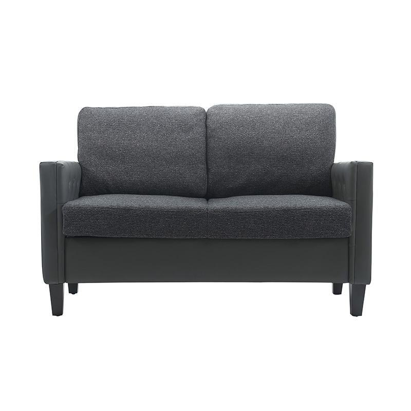 Sofa da chắp vá hình ngôi sao màu xanh đậm