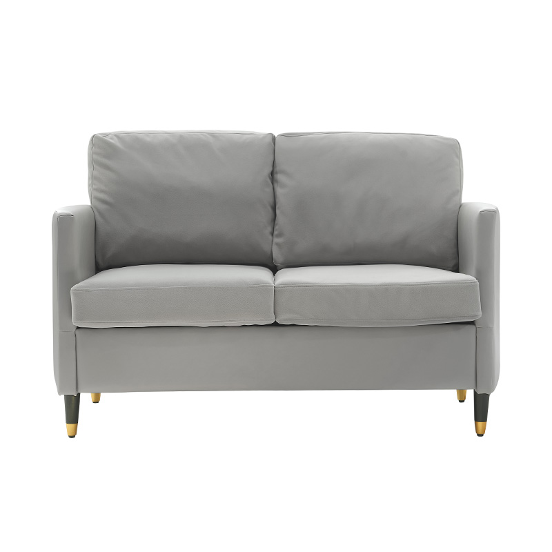 Sofa da chắp vá đơn giản